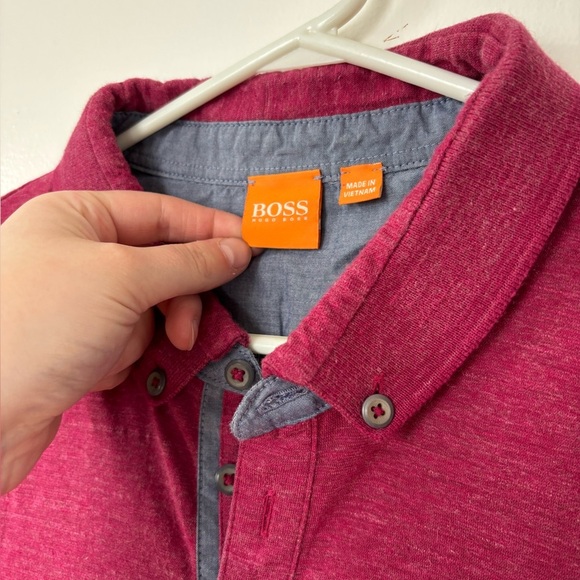 🎉4/30$🎉 Hugo Boss Orange Polo Shirt - Size XL - Picture 2 of 5